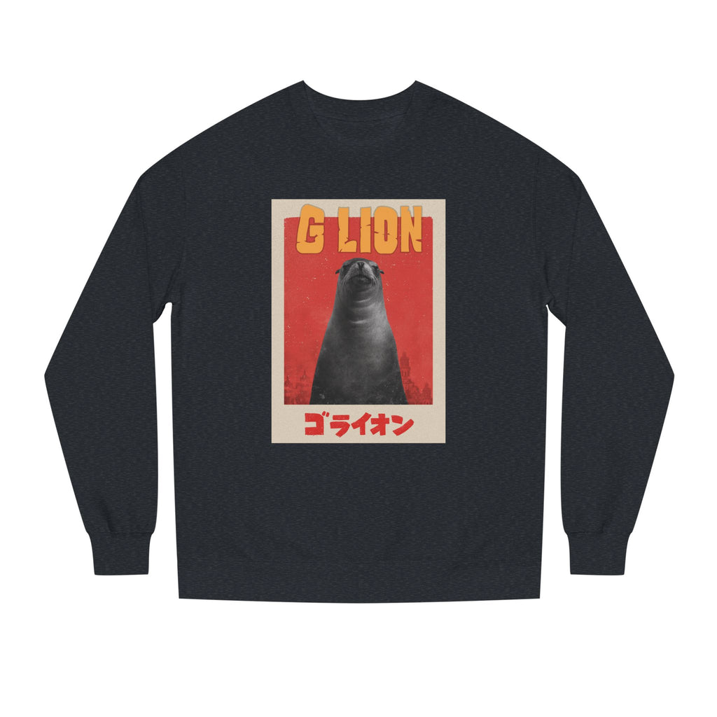 G Lion Vintage Crewneck Sweatshirt — Retro Godzilla Graphic