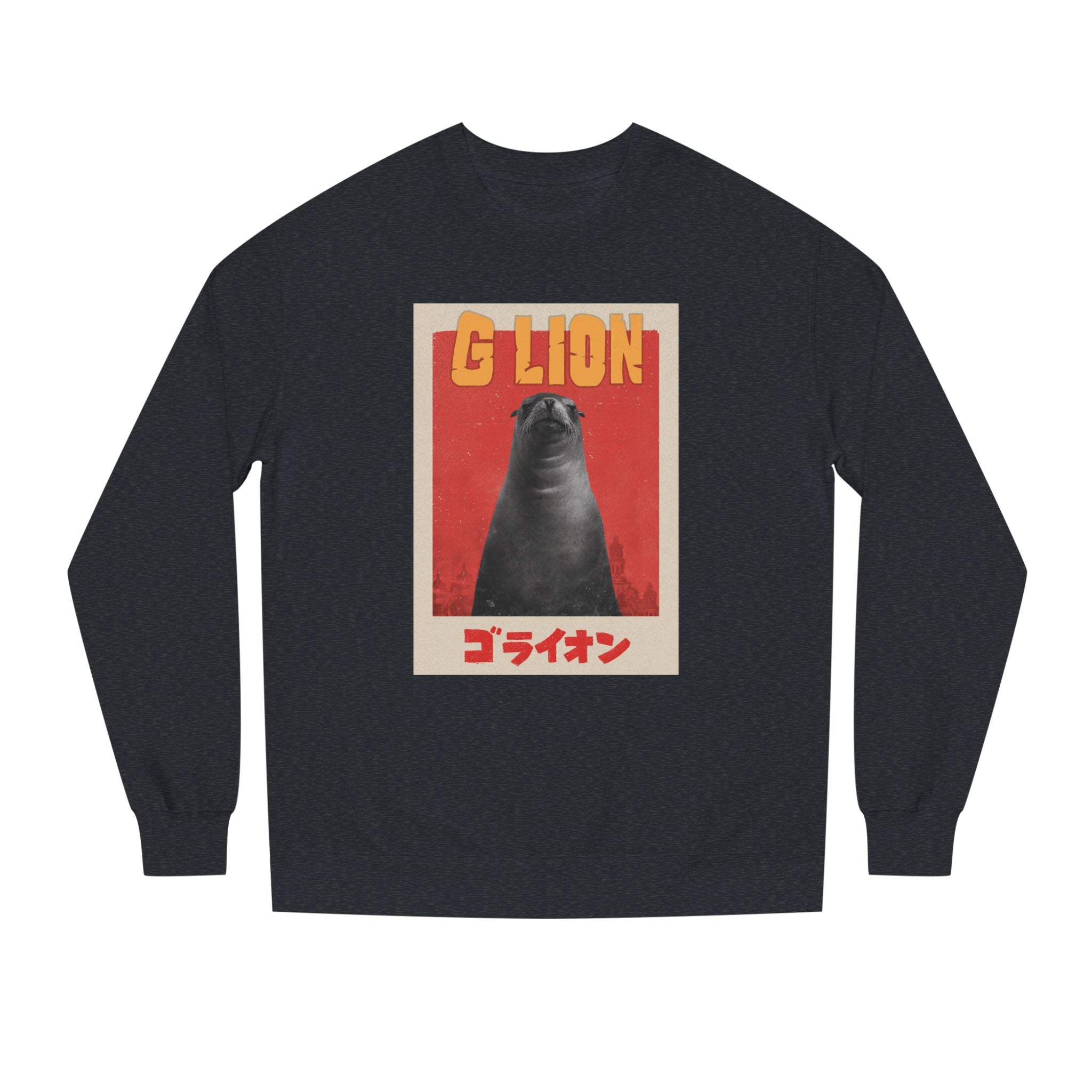 G Lion Vintage Crewneck Sweatshirt — Retro Godzilla Graphic