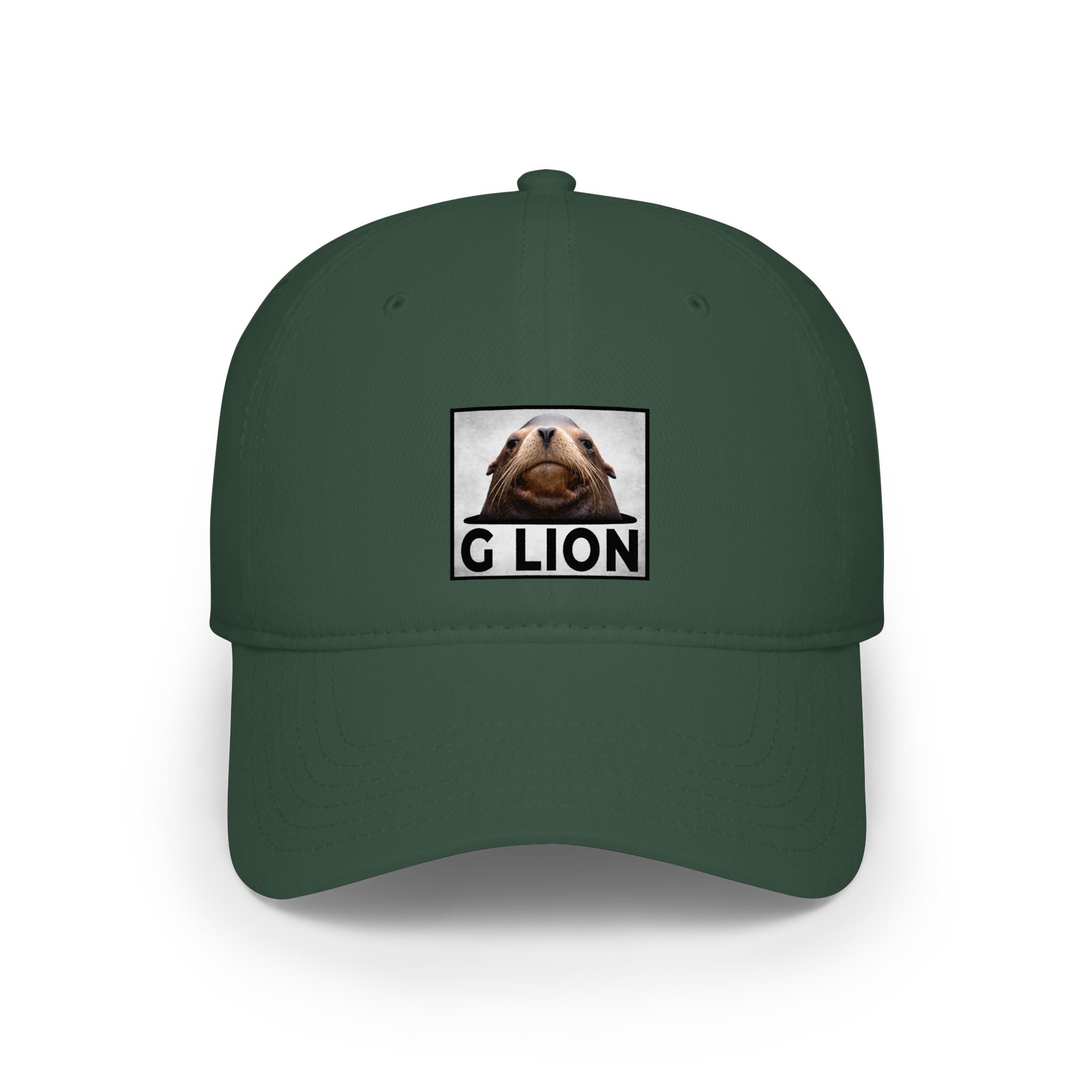 G LION Patch Baseball Cap —  Sea Lion Patch Graphic