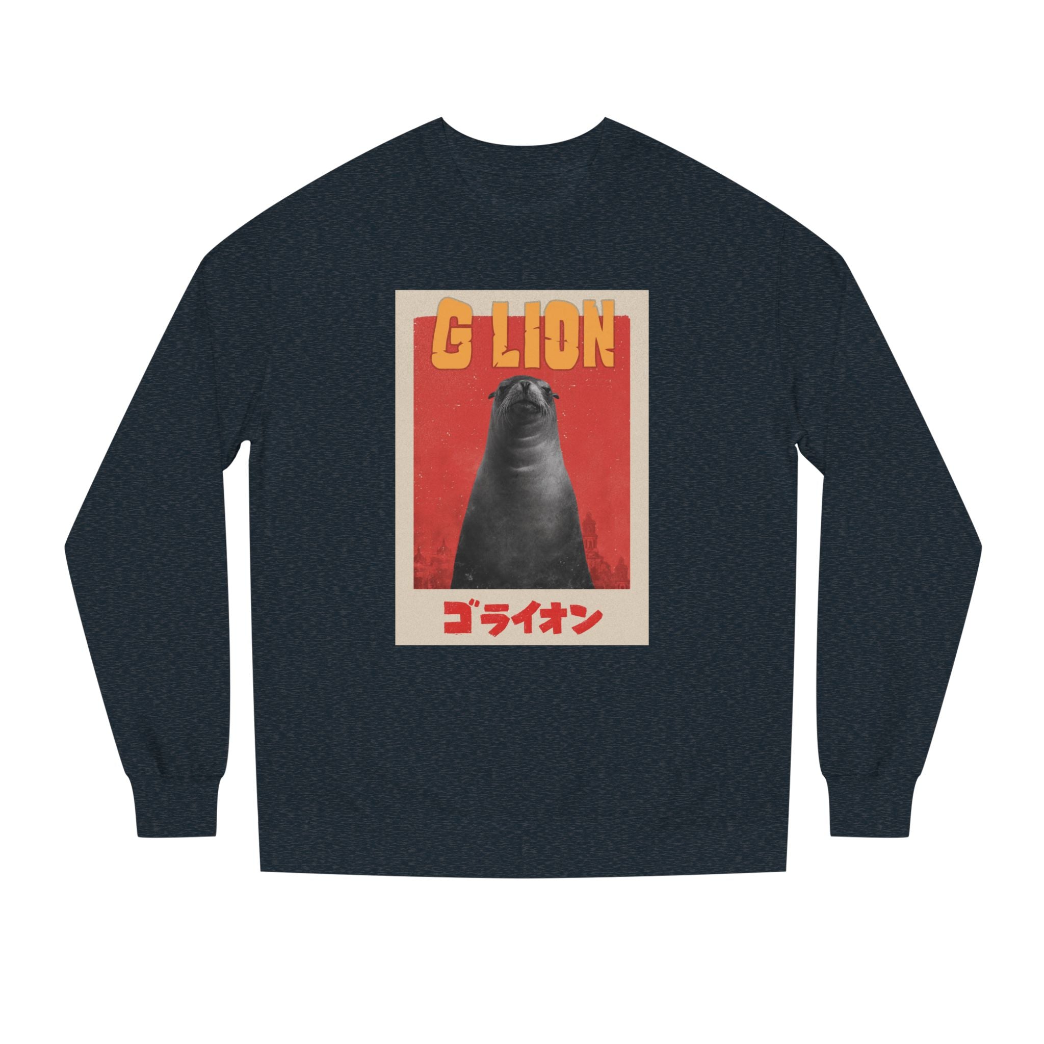 G Lion Vintage Crewneck Sweatshirt — Retro Godzilla Graphic