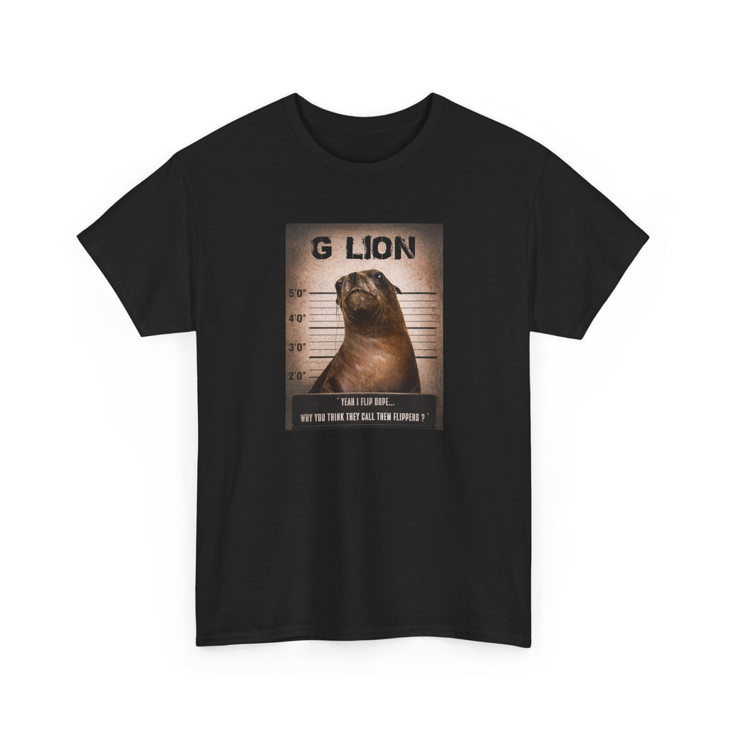 G Lion Wanted Poster T Shirt