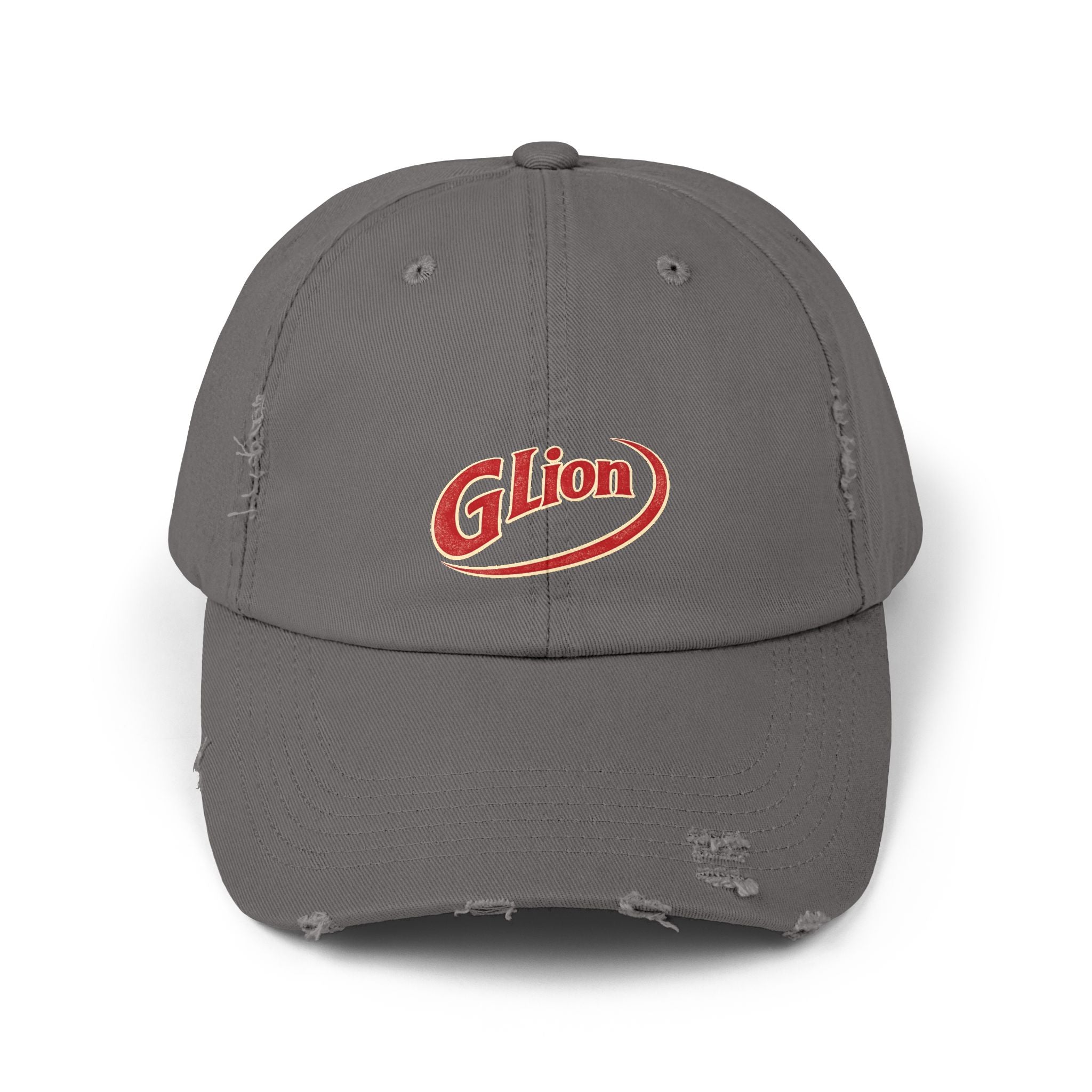 Distressed Dr Pepper Cap — Retro G Lion Logo Baseball Hat