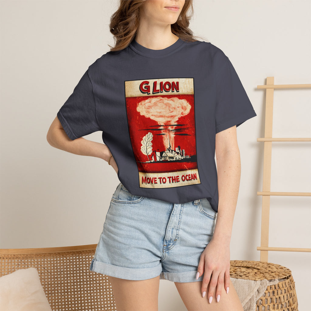 Move to the Ocean T-Shirt — G. Lion Vintage Nuclear Poster Tee
