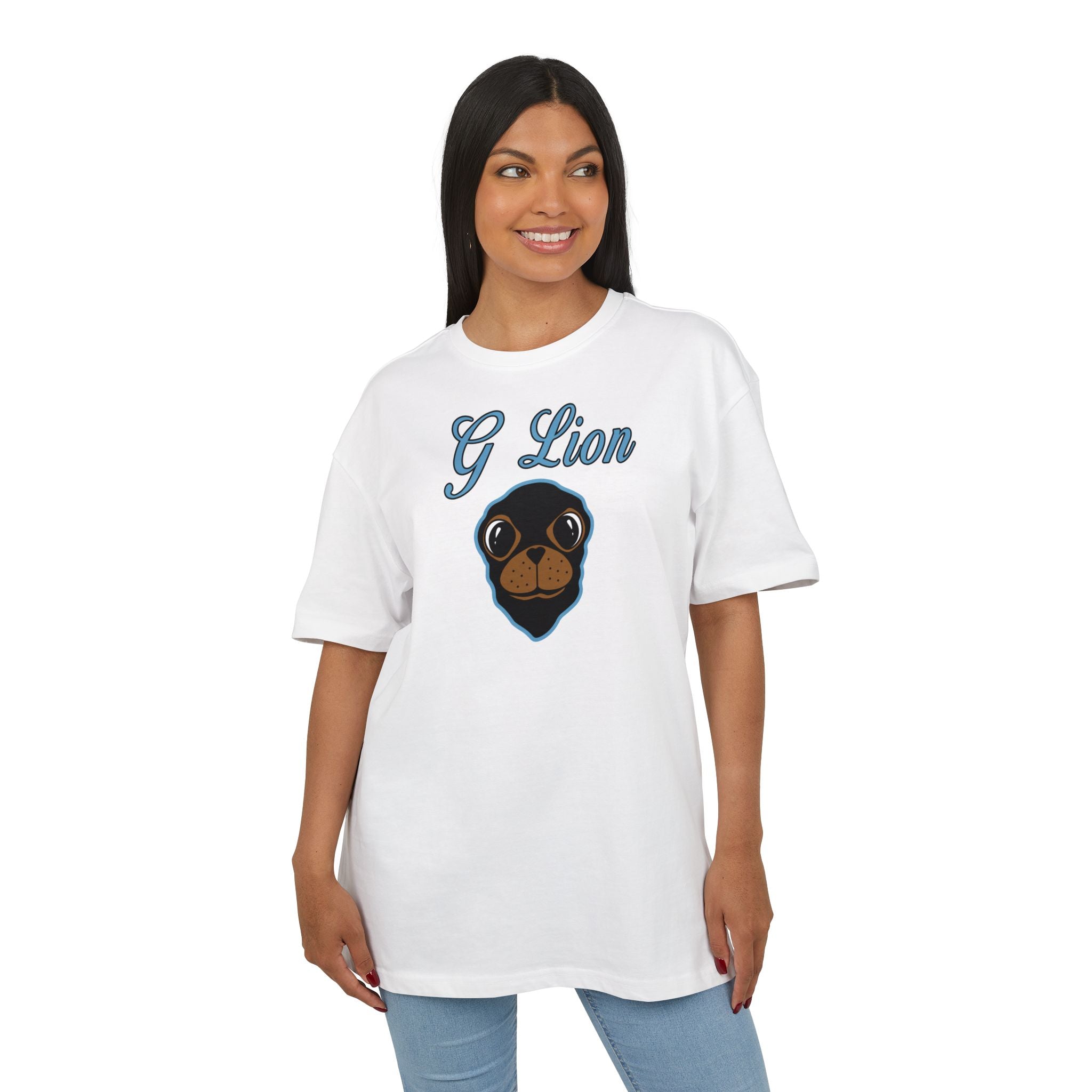 G Lion Graphic Tee — Ski Mask Cartoon