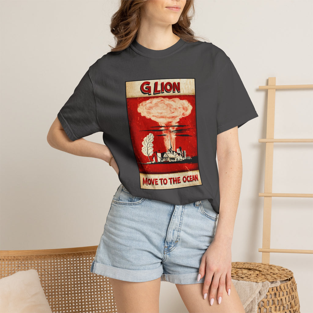Move to the Ocean T-Shirt — G. Lion Vintage Nuclear Poster Tee
