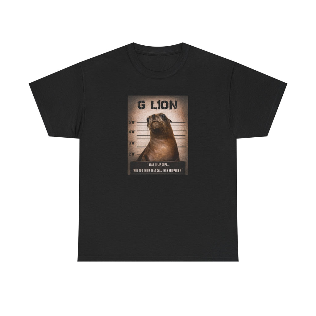 G Lion Wanted Poster T Shirt