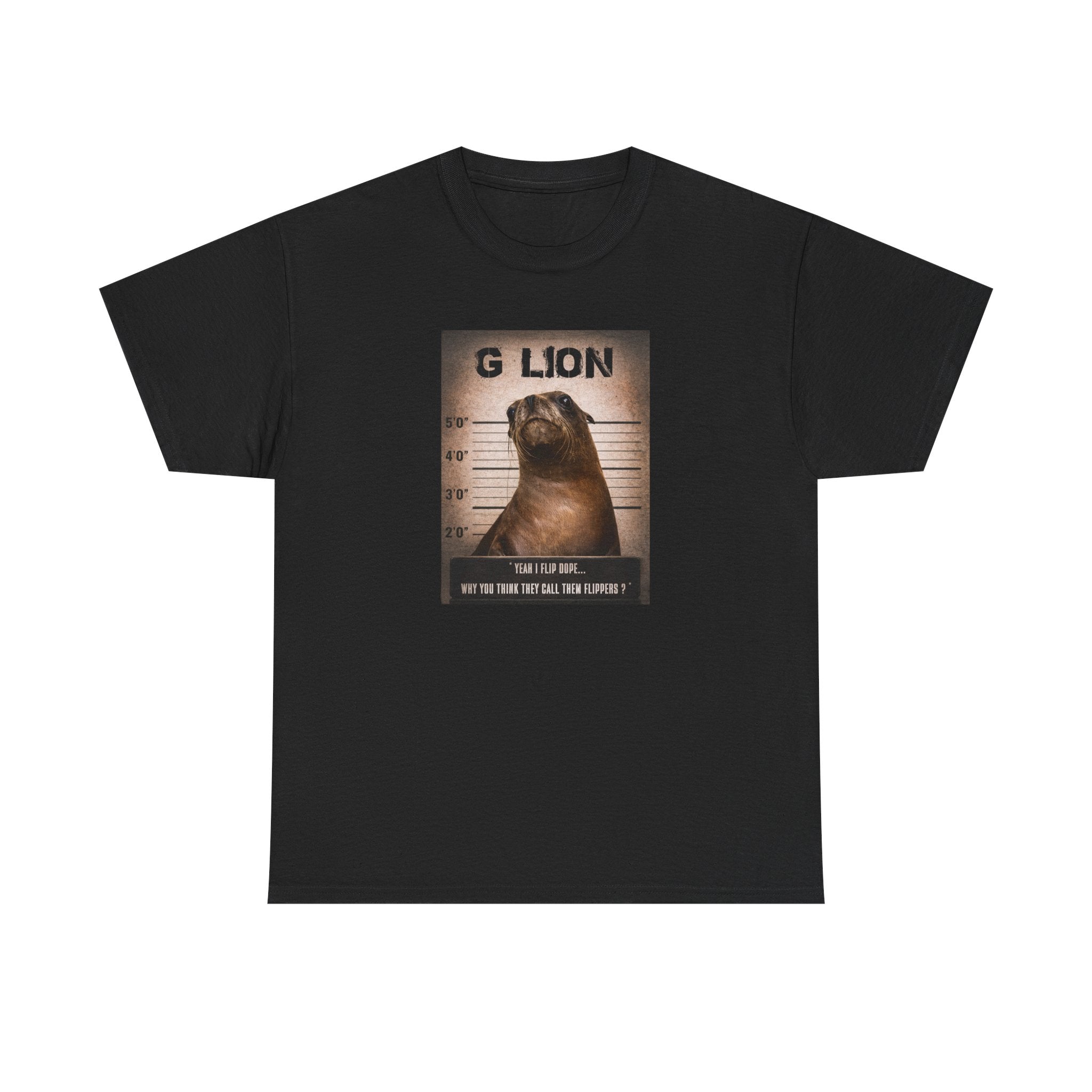 G Lion Wanted Poster T Shirt