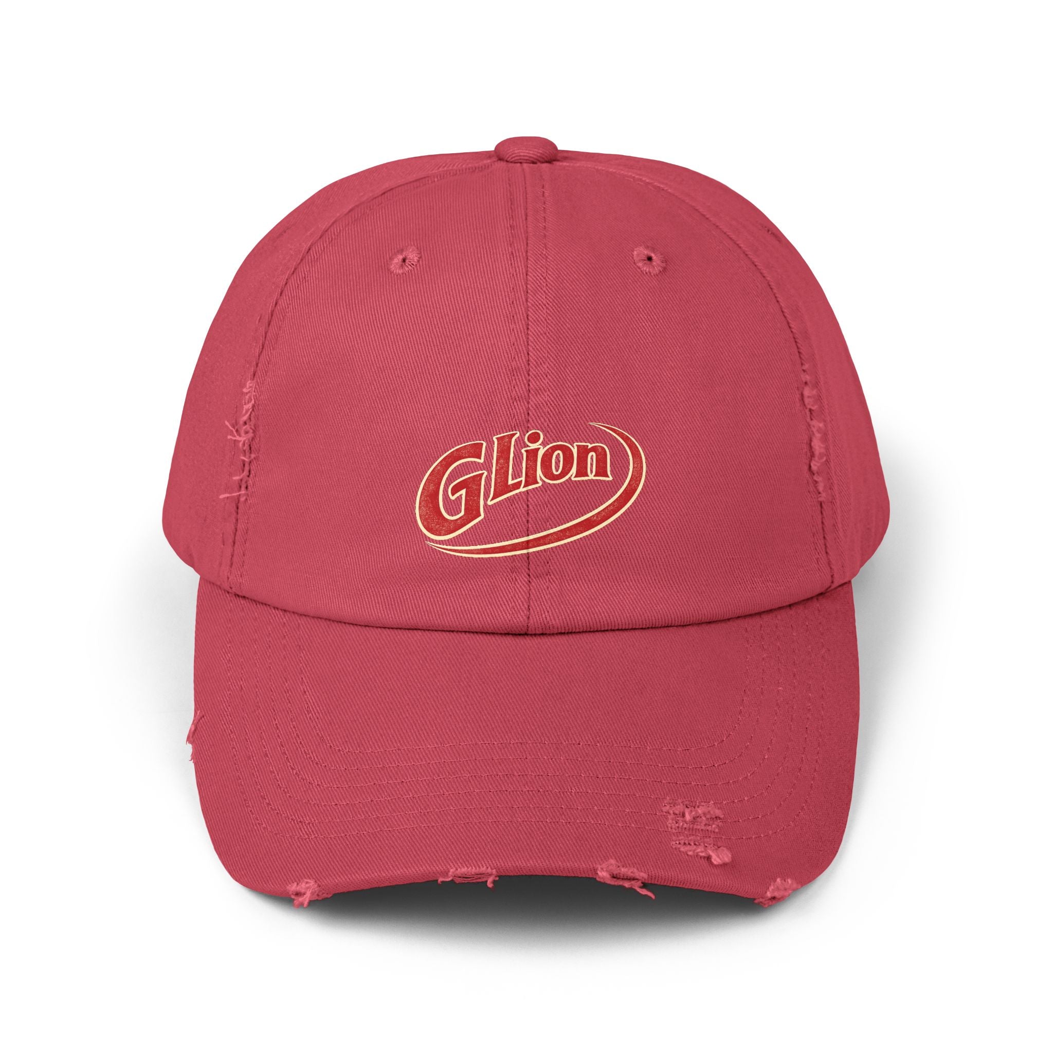 Distressed Dr Pepper Cap — Retro G Lion Logo Baseball Hat