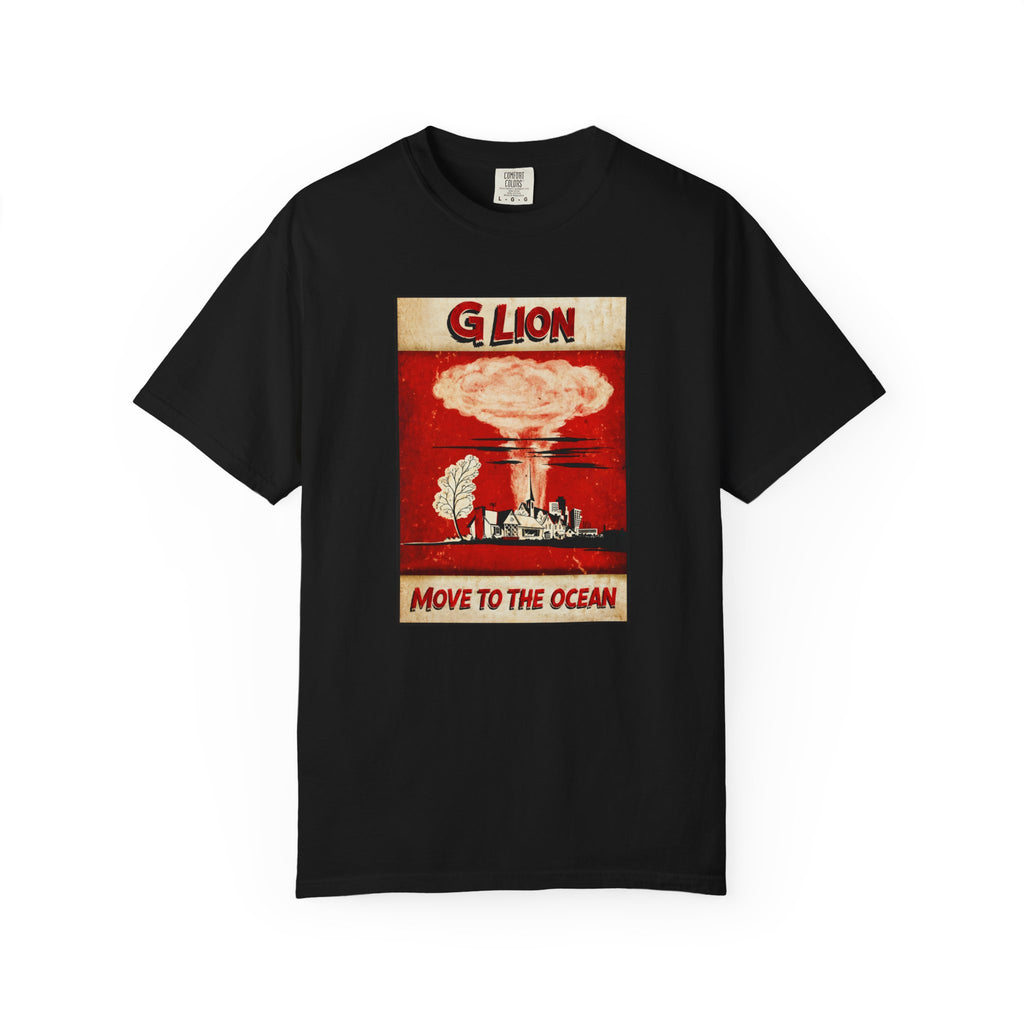Move to the Ocean T-Shirt — G. Lion Vintage Nuclear Poster Tee