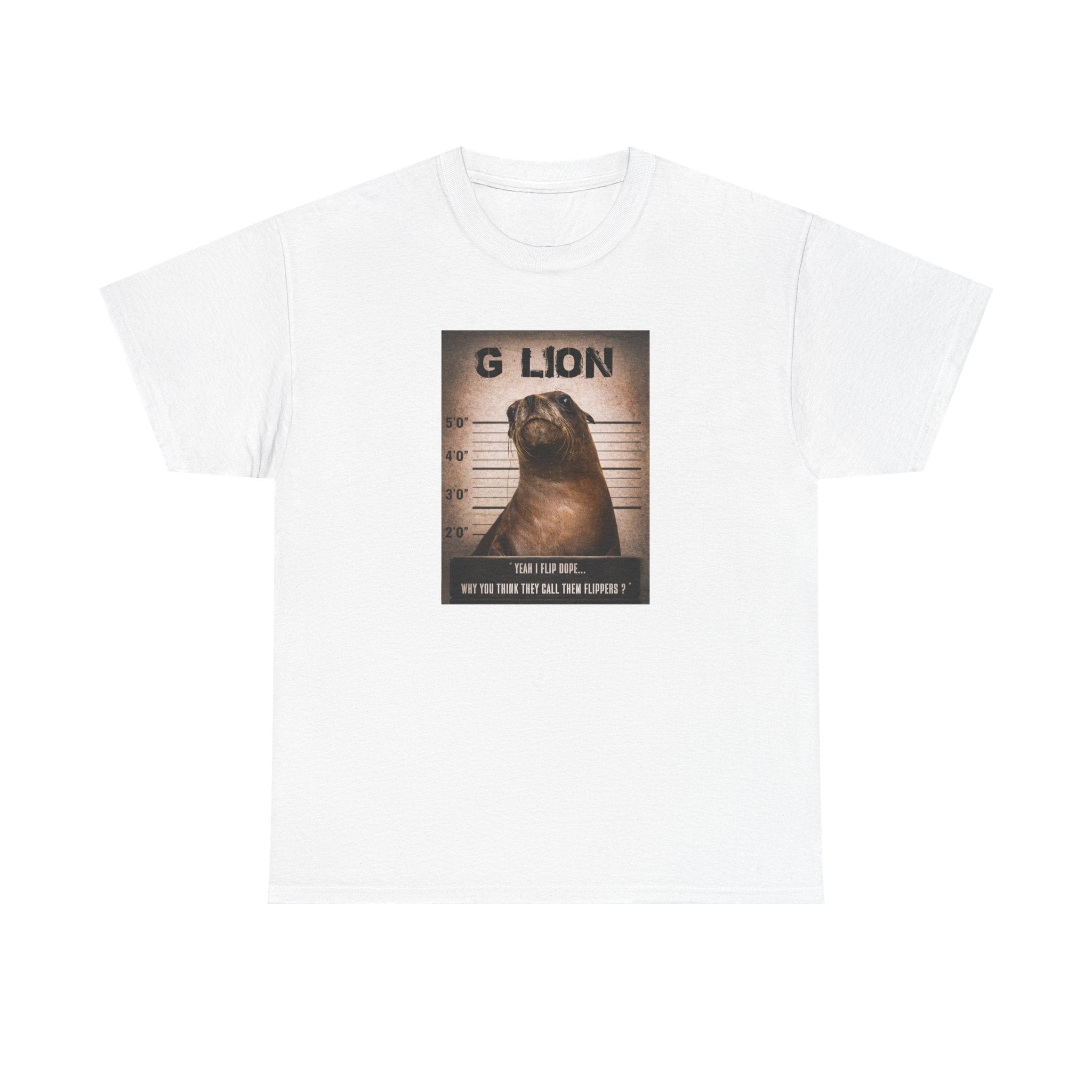 G Lion Wanted Poster T Shirt