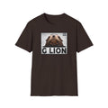 G Lion Graphic T‑Shirt — Bold Lion Face Album Cover Shirt