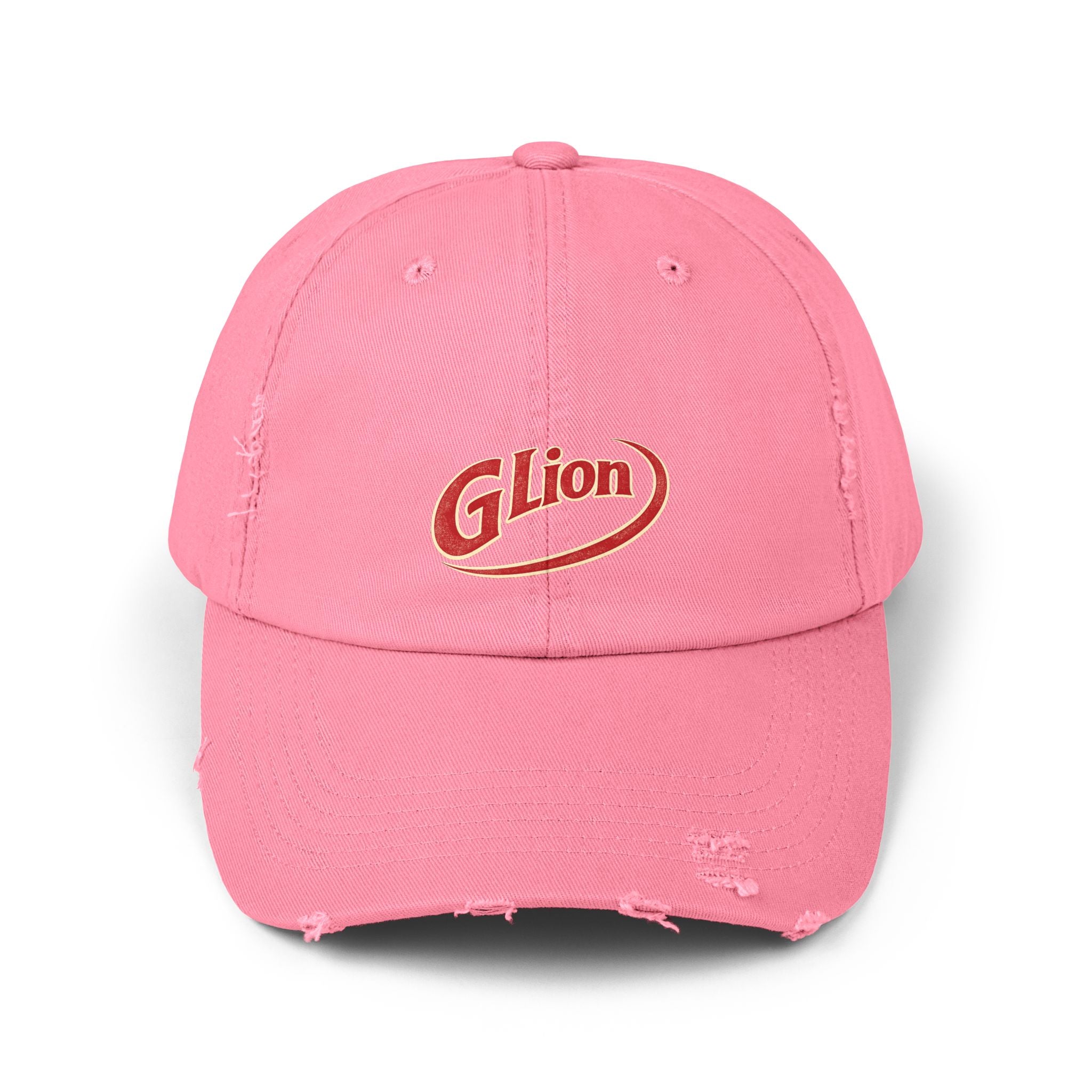 Distressed Dr Pepper Cap — Retro G Lion Logo Baseball Hat