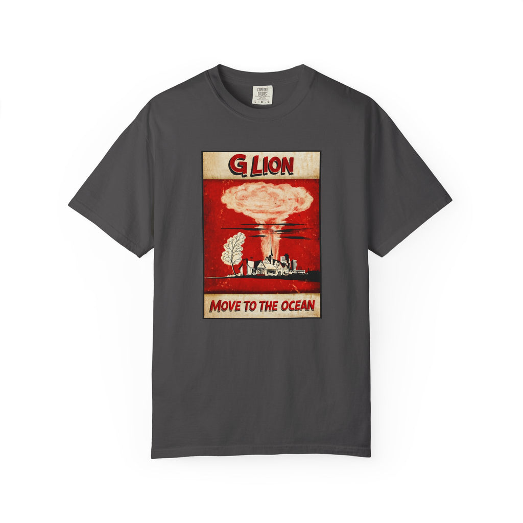 Move to the Ocean T-Shirt — G. Lion Vintage Nuclear Poster Tee