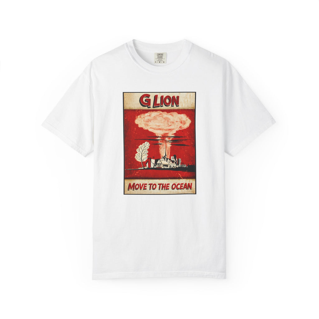 Move to the Ocean T-Shirt — G. Lion Vintage Nuclear Poster Tee
