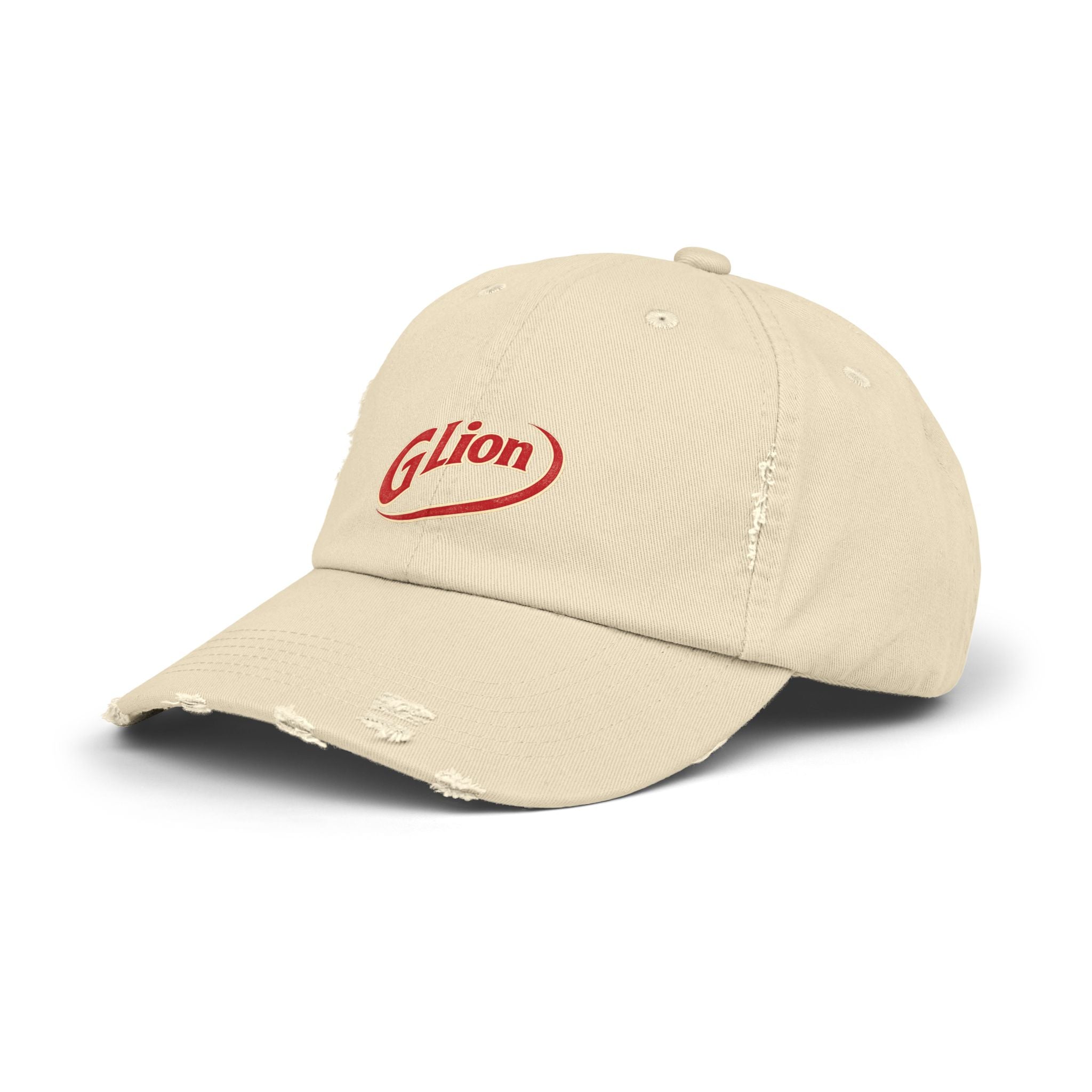 Distressed Dr Pepper Cap — Retro G Lion Logo Baseball Hat