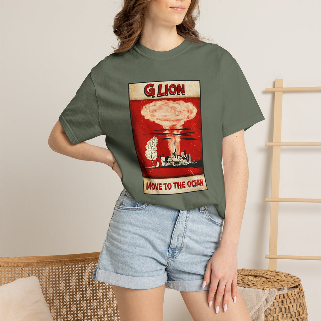Move to the Ocean T-Shirt — G. Lion Vintage Nuclear Poster Tee