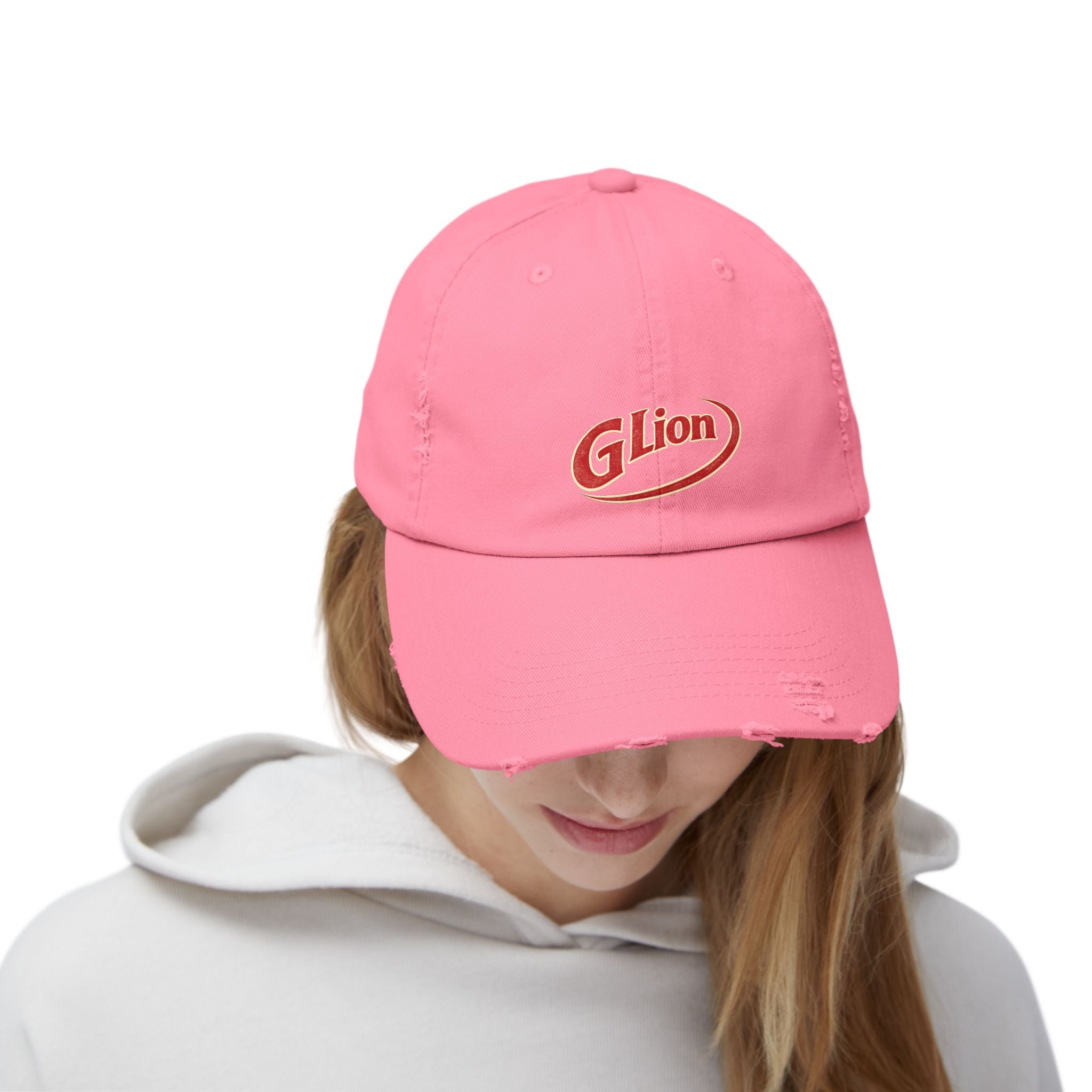 Distressed Dr Pepper Cap — Retro G Lion Logo Baseball Hat