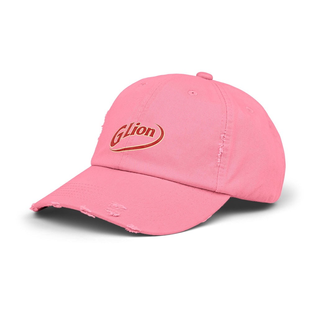 Distressed Dr Pepper Cap — Retro G Lion Logo Baseball Hat
