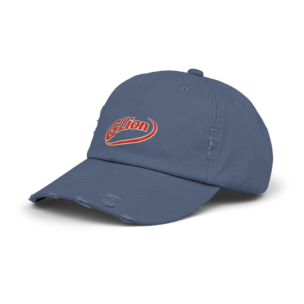 Distressed Dr Pepper Cap — Retro G Lion Logo Baseball Hat