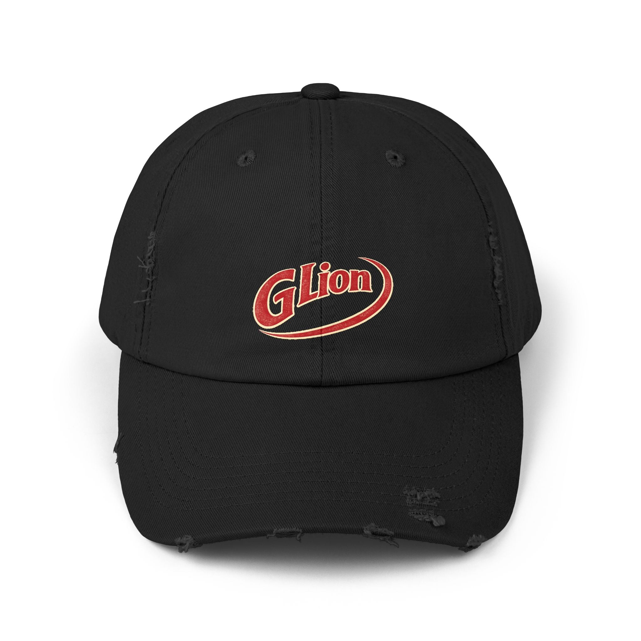 Distressed Dr Pepper Cap — Retro G Lion Logo Baseball Hat