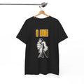 A Retro Fish Tee with Bold G Lion Logo