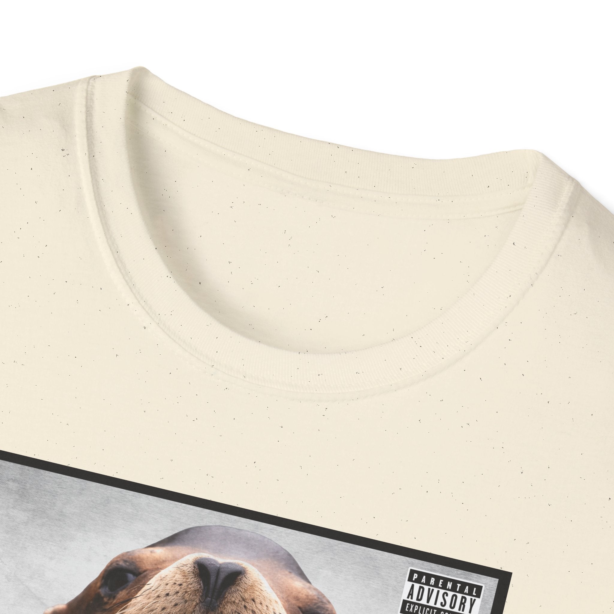 G Lion Graphic T‑Shirt — Bold Lion Face Album Cover Shirt