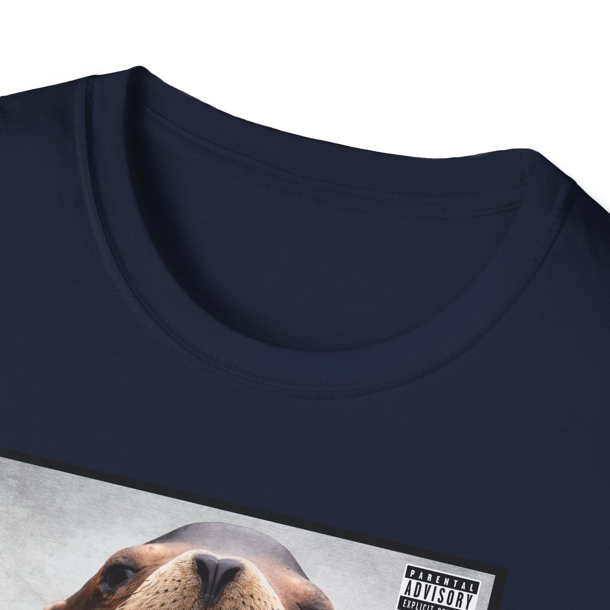 G Lion Graphic T‑Shirt — Bold Lion Face Album Cover Shirt