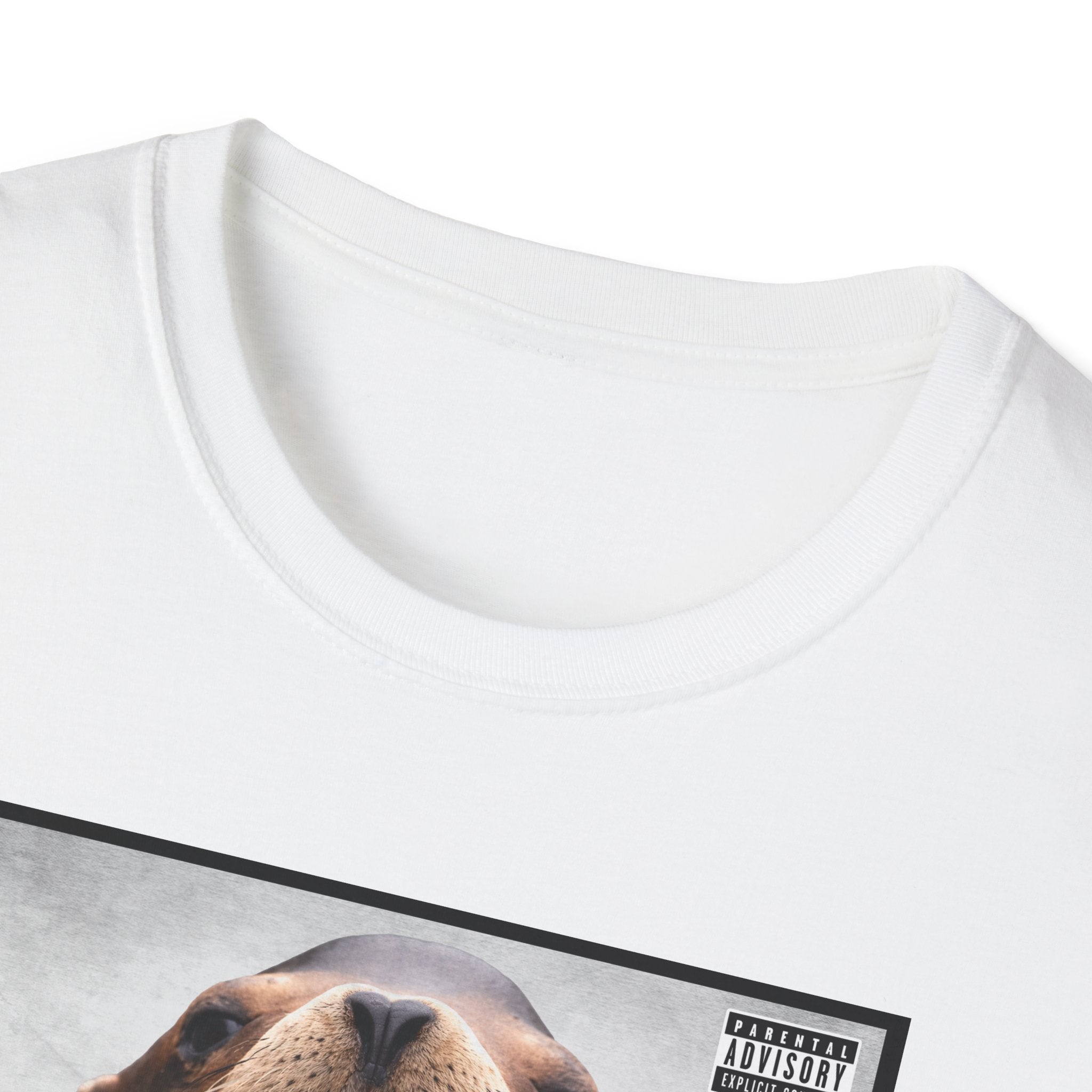 G Lion Graphic T‑Shirt — Bold Lion Face Album Cover Shirt