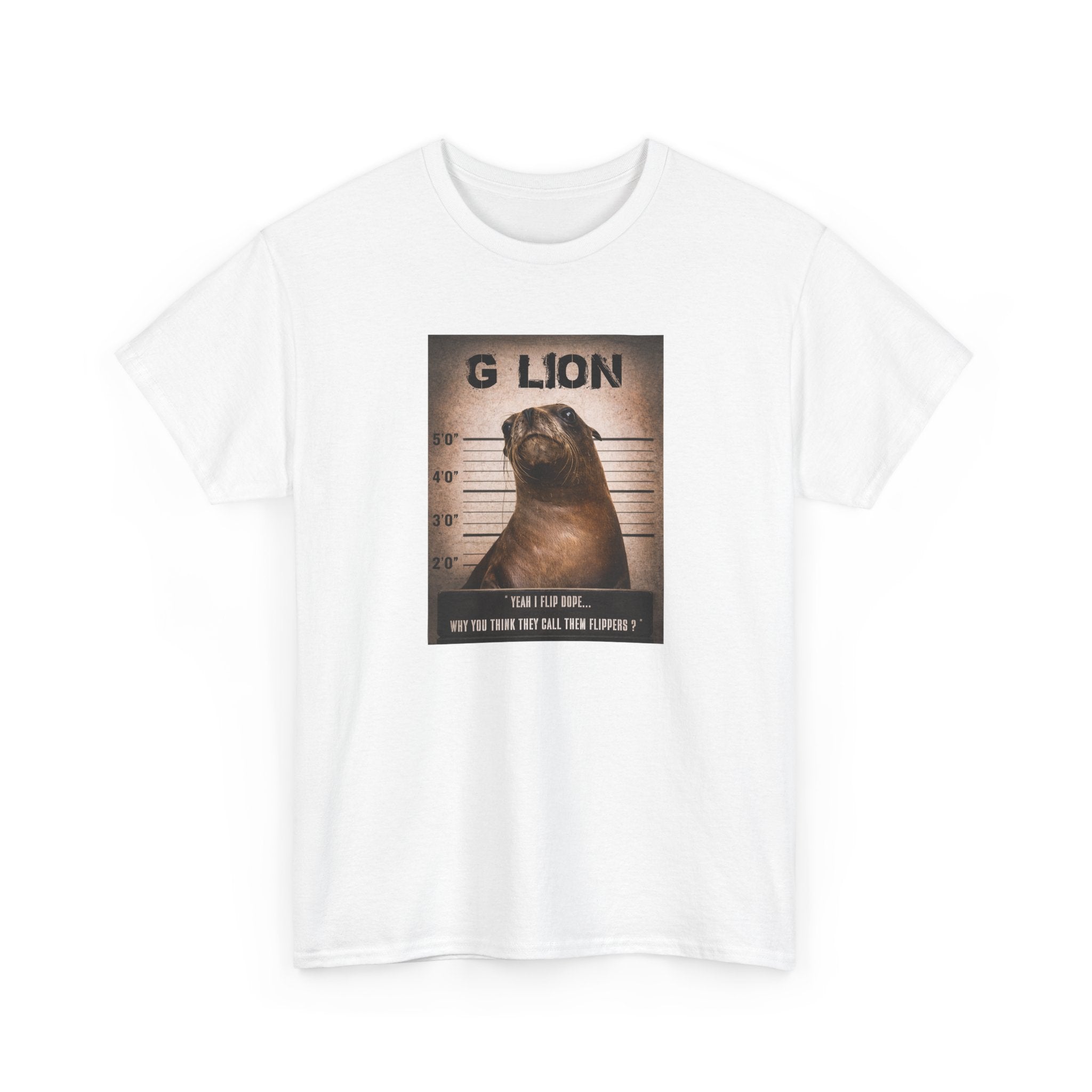 G Lion Wanted Poster T Shirt