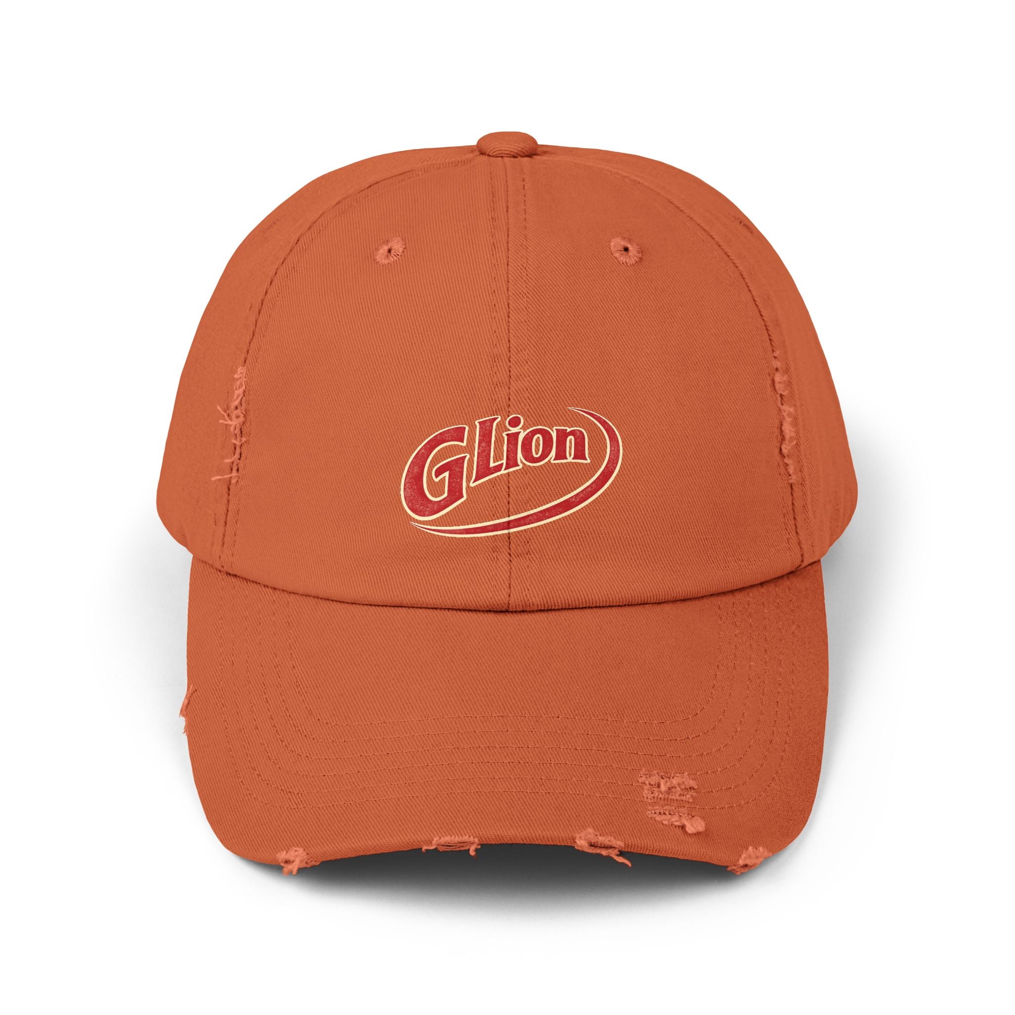 Distressed Dr Pepper Cap — Retro G Lion Logo Baseball Hat