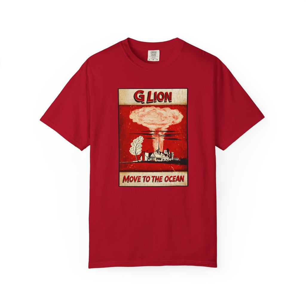 Move to the Ocean T-Shirt — G. Lion Vintage Nuclear Poster Tee